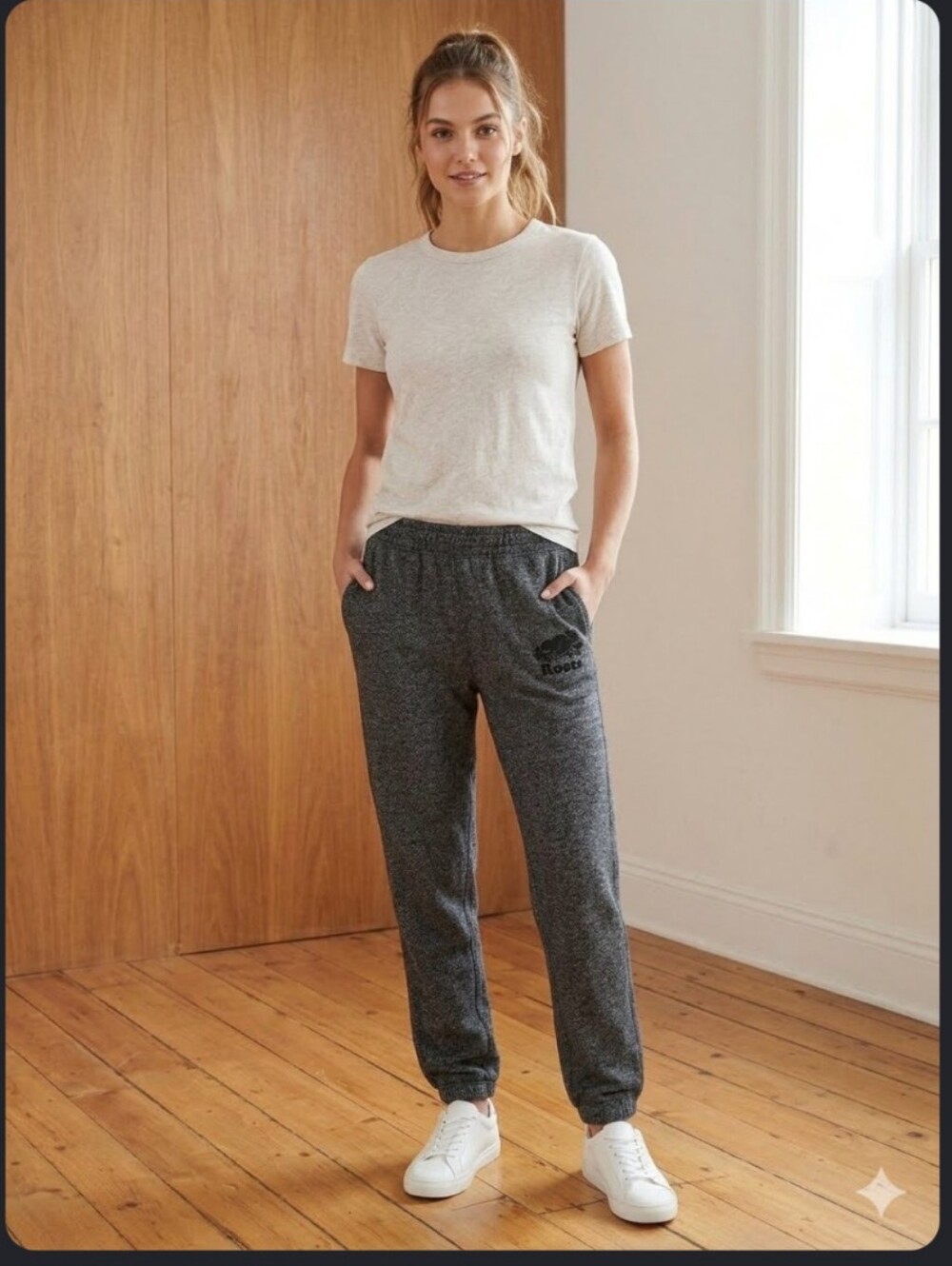 Roots Cuffed Sweatpants, S